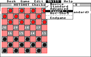 Hotshot Checkers atari screenshot